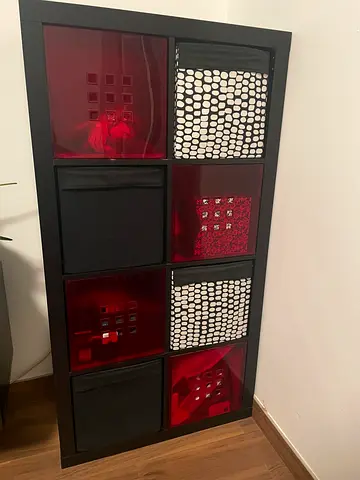 Stylish Storage Cabinet with Bold Design