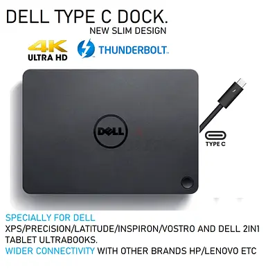 Dell Thunderbolt  Type C Docking Station - Hi Performance Original Dock wd15 wd19 tb 16