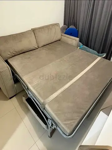 Velvet Sofa bed with mattress