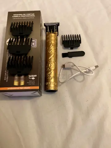 Rechargeable Electric Hair Clipper with Multiple Guards