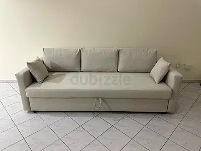 IKEA Friheten three seat sofa bed under storage