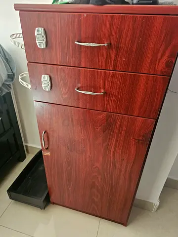 Wooden 3-Drawer Storage Cabinet