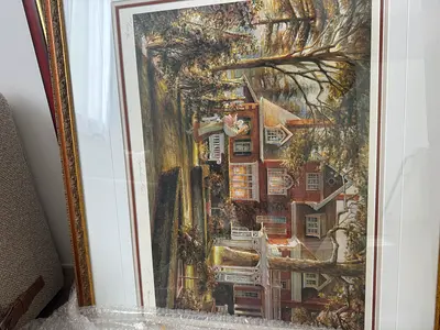 Trisha Romance “September Rose” limited edition artists signed canvas