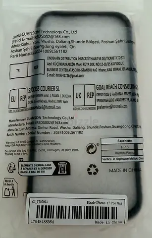 New Clear silicone with black edge iPhone 17 Pro Max Case