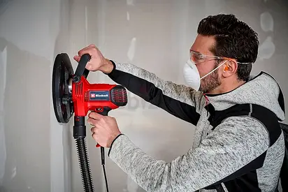 Einhell Drywall sander TC-DWS 225 (1220 W, sanding plate with crown brush,