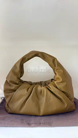 Bottega Veneta Brown Olive Leather Shoulder Pouch Hobo Bag