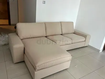Kivik three seater L shape sofa