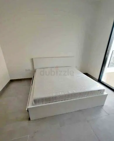 IKEA malam queen‑size bed (160 × 200 cm) with 2 storage drawers underneath and an IKEA mattress