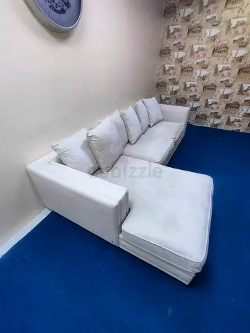 The one brand feather 🪶 filled lshape sofa
