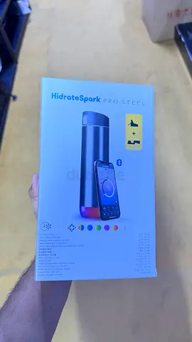 HidrateSpark PRO 21 oz Smart Water Bottle – Stainless Steel  Bluetooth
