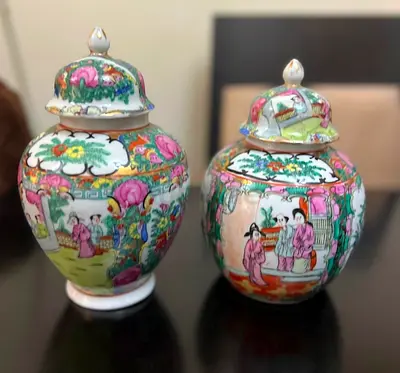 Vintage Chinese Porcelain Ginger Jars