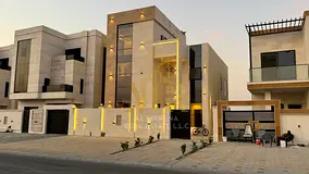 For sale: Classic stone-front villa, Al Helio 2, Ajman. Registration and ownership fees included. Lo