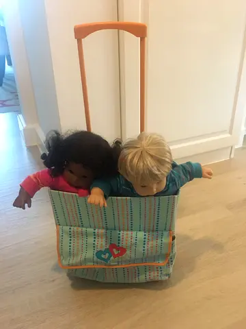 American Dolls with Adorable Doll Luggage Set for Creative Play