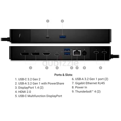 Dell Thunderbolt 4 WD22TB4 180W Docking station