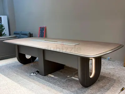 Modern Office Meeting Table 3.2M  4.0M – Solid Wood Meeting Table or Conference Table
