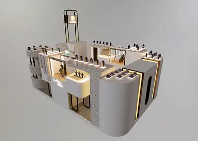 Luxury Perfume Kiosk Design  Fabrication