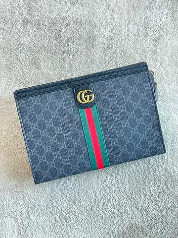 GG clutch bag for men