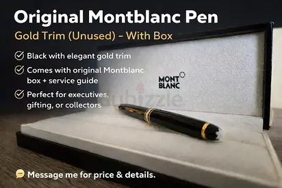 Original Montblanc Pen - Unused with Box
