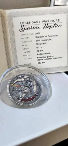Spartans Silver Coin