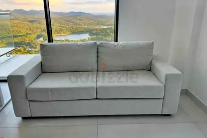 Comfortable Modern Sofa in Light Gray for Sale