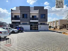 Villa for sale in Al Helio area, Ajman. Modern design, ground floor, first floor, and roof (4 master