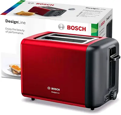 Bosch Compact Toaster DesignLine Red