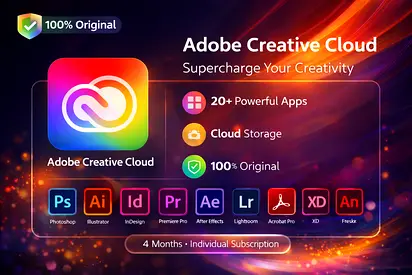 △ Adobe Creative Cloud { 4 Months Individual Plan} limited Time Offer