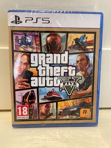 New Grand Theft Auto V 5 PS5 Game Sony Incl GTA 5 Online UK PAL Game