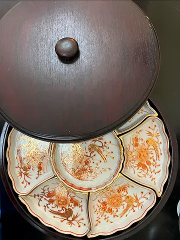 Elegant Antique Serving Dish Set