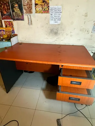 Sturdy Office Desk with Drawers for Sale
