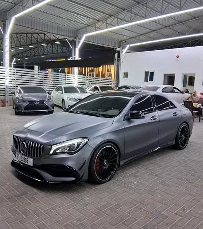 مرسيدس CLA 45 موديل 2014 AMG وارد بحالة ممتازه توب نظافه فل مواصفات ماشي 149 الف كيلو