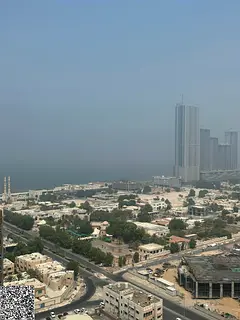 One bedroom and living room for sale, installments available, open sea view, Ajman