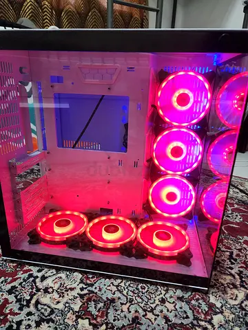 PC Case - 1st player sp8 - white - 6 RGB Fans