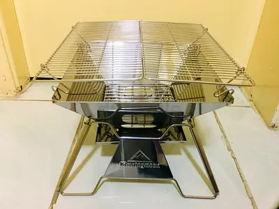 Campingmoon MT-2 Portable BBQ Grill | Foldable Outdoor Cooking