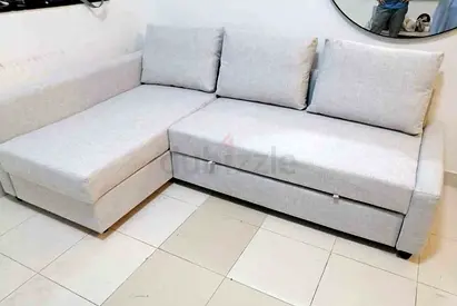 Comfortable Grey Sectional Sofa bed with Storage