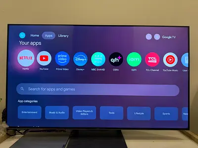 Tcl smart tv 55 Qled 4k 144 Hz