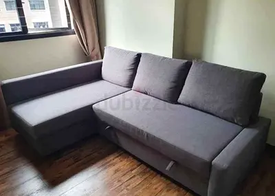 Comfortable L-Shaped Sofa with Storage