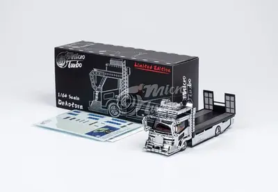 Micro Turbo Diecast Dekotora Chorme Open truck