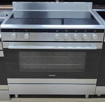 Siemens electric ceramic 5 hobs cooking range oven fan stove 90x60