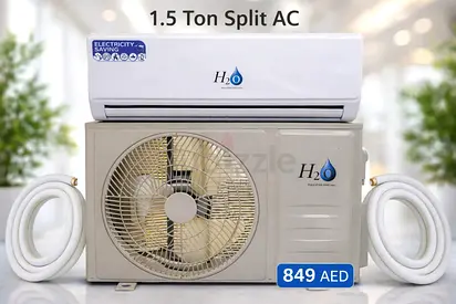 Split ac 1.5 ton 18000btu brand new H20 warranty 5 years
