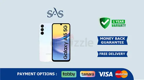 Samsung Galaxy A15 Smart phone 4/128 | New - Delivery | Warranty | Light Blue