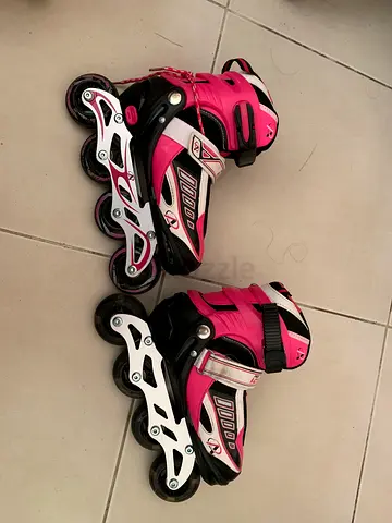 Kids Pink Inline Skates - Great Condition!    Aed 50