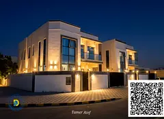 Corner villa for sale in Al Rawda area, freehold ownership for all nationalities, at an attractive p