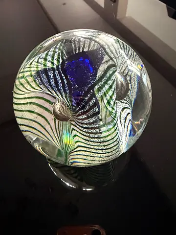 Beautiful Handcrafted Glass Paperweight
