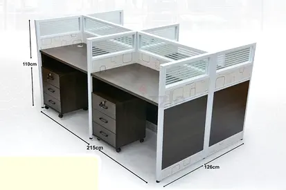 Brand New 4 Person Workstation Office Table