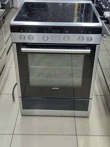 Siemens electric ceramic cooking range 4 hobs oven fan stove 60x60