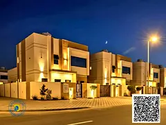 Luxury villa for sale in Al-Haliyo 2 area, 4 bedrooms, majlis, living room and terrace, registration