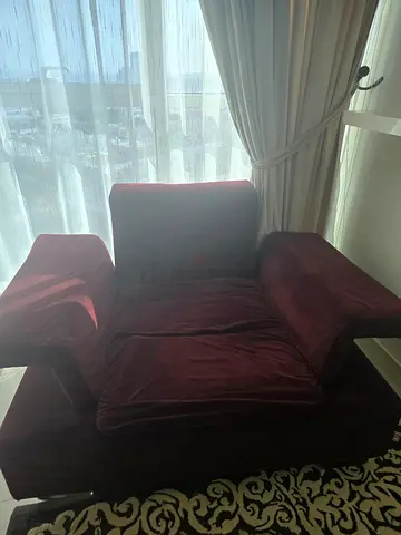 Cozy Burgundy Accent Chair