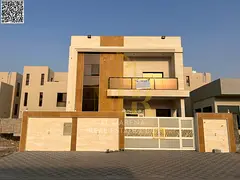 Villa with central air conditioning, ready to move in, in the most prestigious areas of Ajman. Free