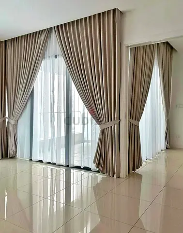 Elegant Floor-to-Ceiling Curtains